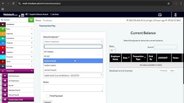 How to Check and Manage Employee Payable Salary Paid in Cloud POS | Complete Tutorial