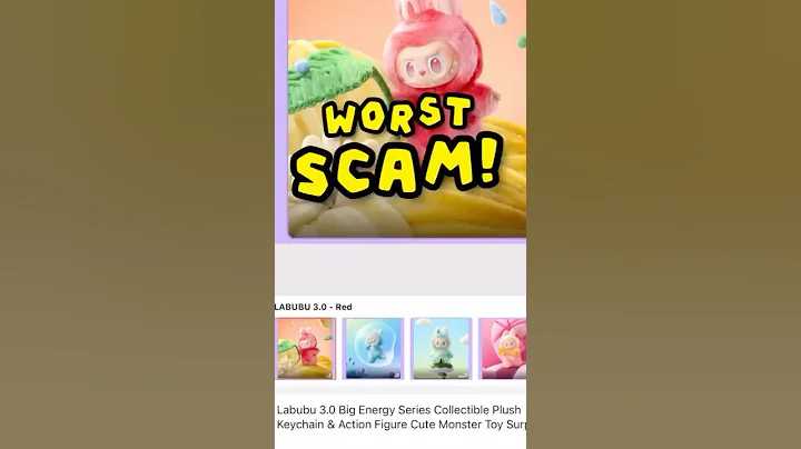 My Worst Scam! Buying Labubu v3 Big Into Energy Pop Mart Plush Blind Box