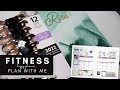 FITNESS PLAN WITH ME || HAPPY PLANNER FITNESS || PLAN WITH ME