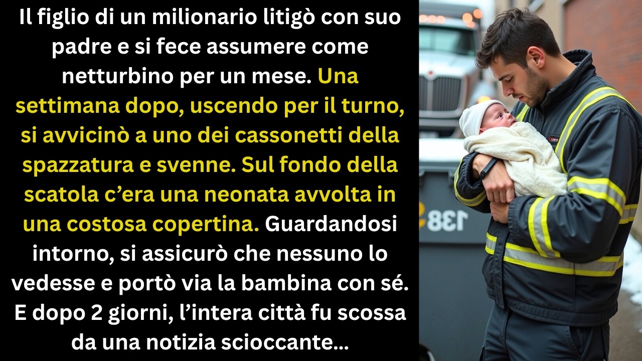 Il figlio di un milionario ha perso una scommessa col padre e lavora ...