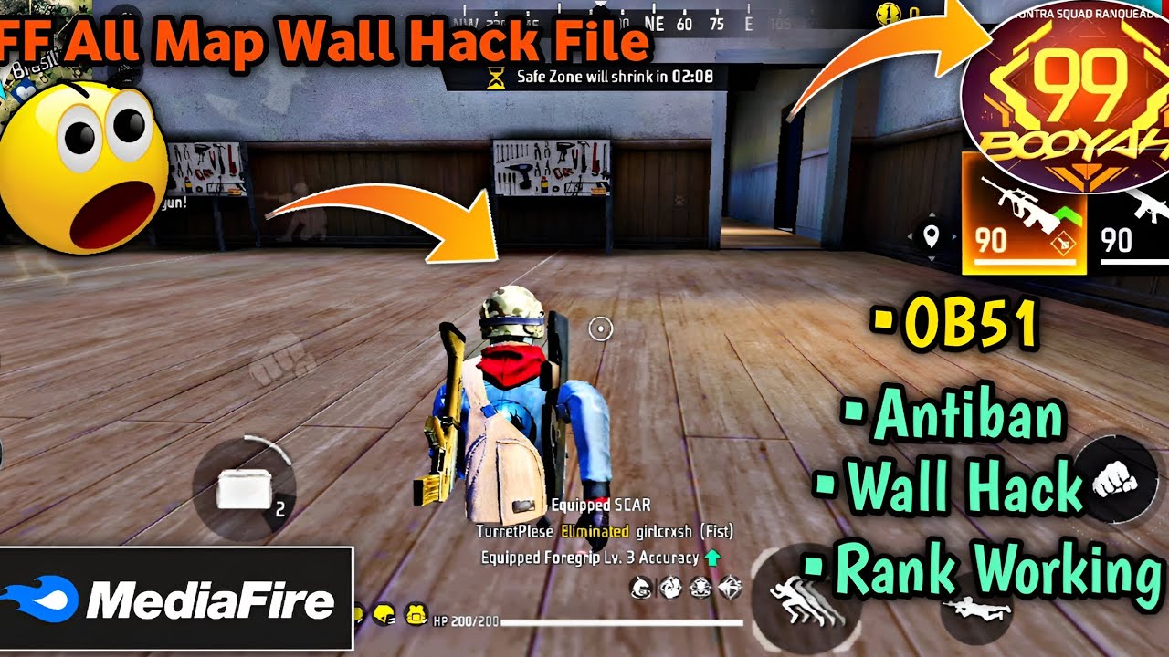 Взлом всех карт FF | FF Magic Bullet | Взлом FF Wall | Файл метаданных FF | Мобильная панель FF |...