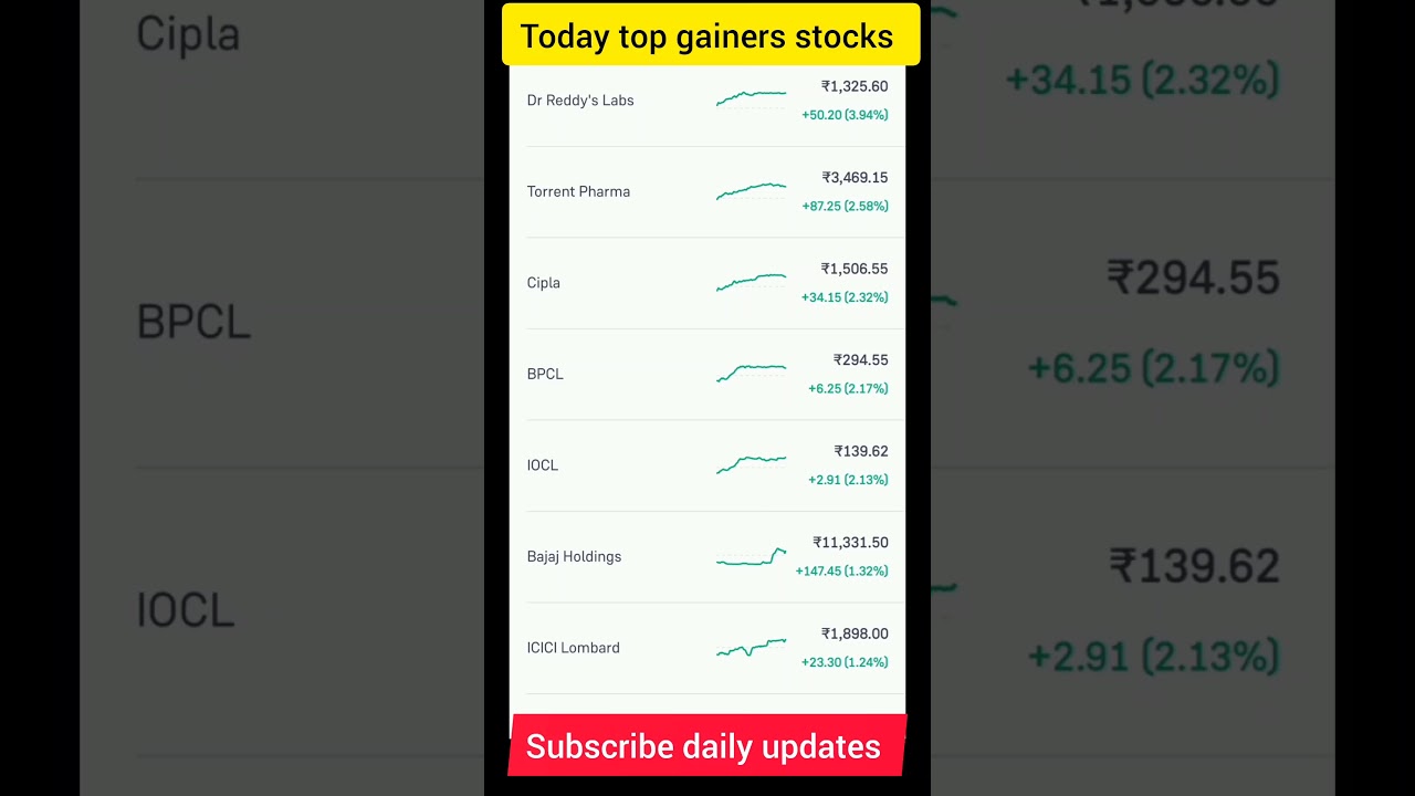 19 December 2024 top gainers stocks 