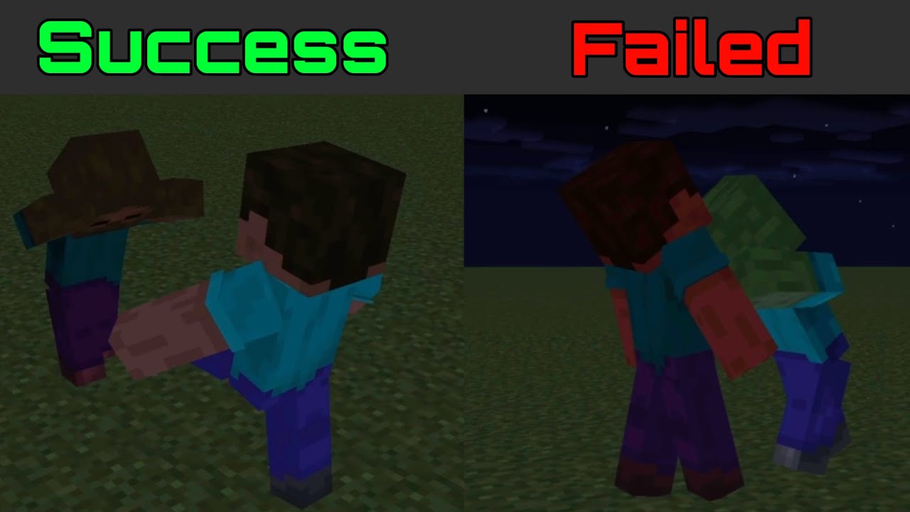 Zombie Quick Time Event Concept | Minecraft Animation 