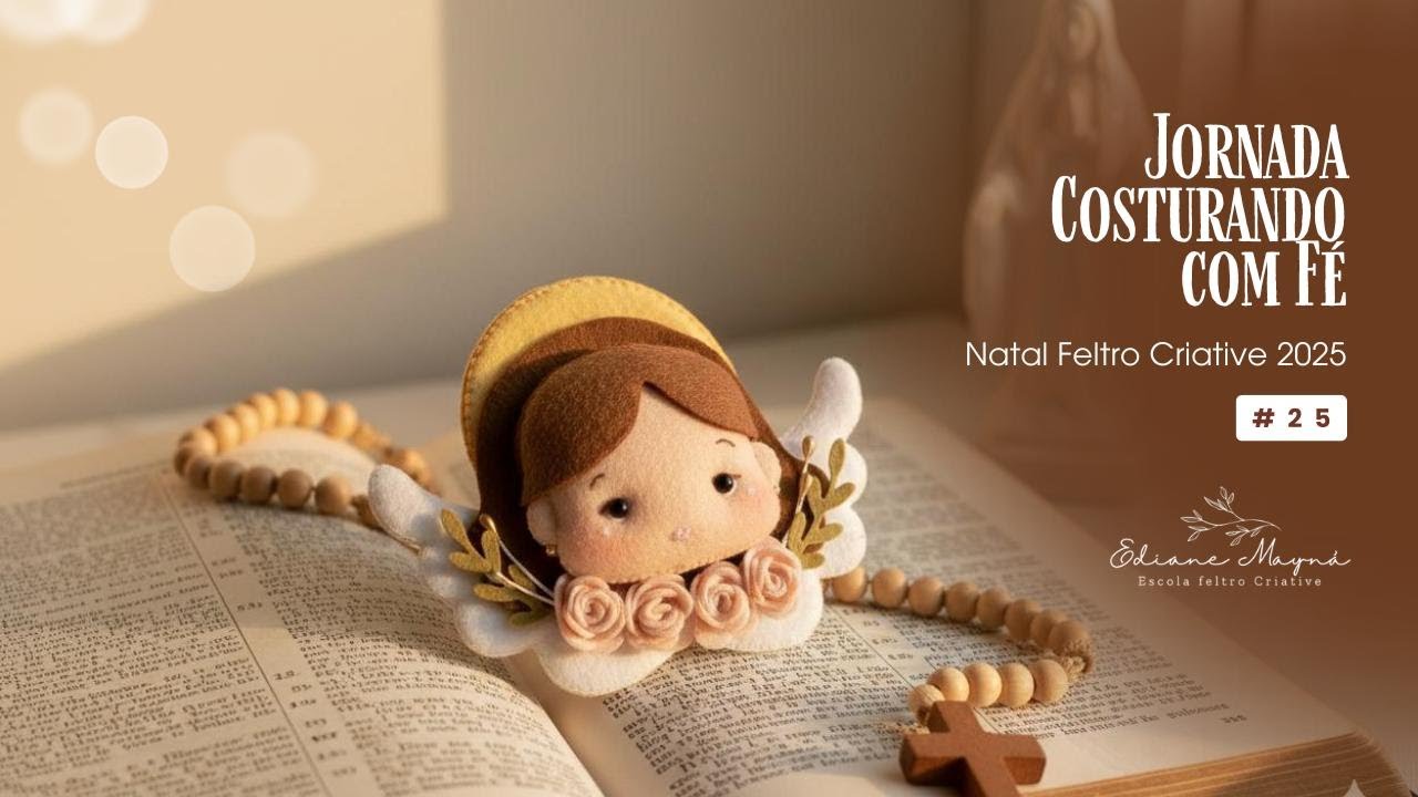 ✨ AULA  IMPERDÍVEL!  ✨ Curso Anjinho de Luz - Chaveirinho ✨