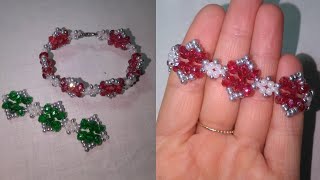 Stylish and easy bracelet making /Diy / Tutorial / Стильный браслет из бусин / Şık bileklik yapımı /