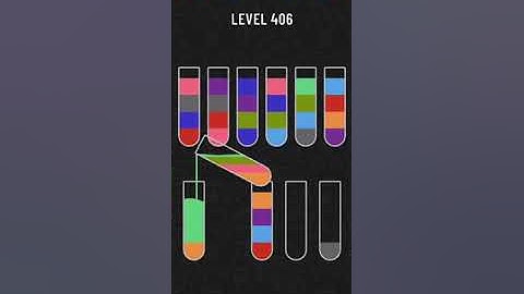 Water Sort Puzzle Level 406 Walkthrough Solution Android/iOS 💦