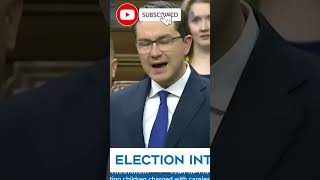 Pierre Poilievre pushing Justin Trudeau for answers on election interference #shorts