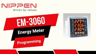 Nippen EM-3060 Energy Meter | Programming | Nippen Electrical Instruments