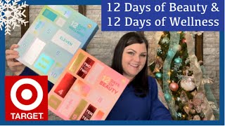 Target 12 Days of Beauty & 12 Days of Wellness 2023 Advent Calendar Unboxing