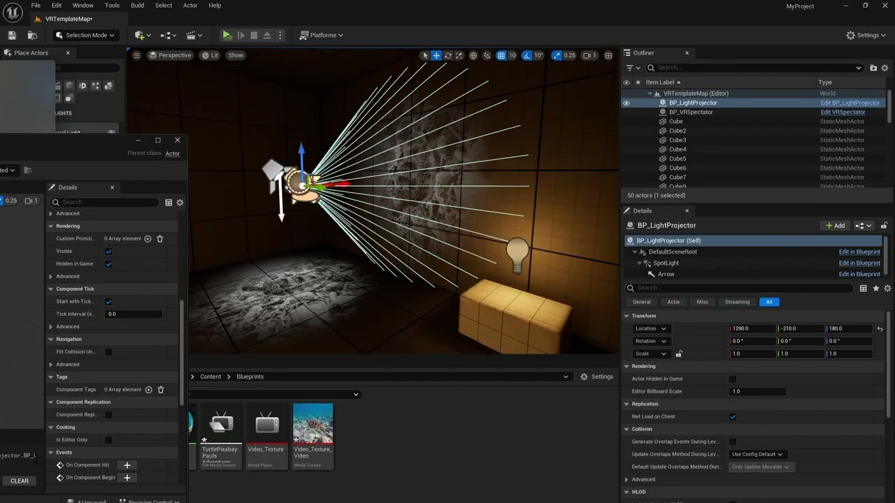 Creating a Video Projector in Unreal Engine 5