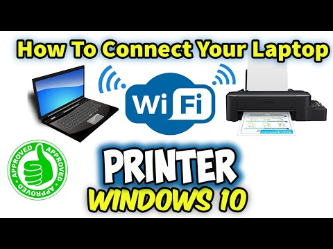 💻How to connect your Computer or  Laptop in Wireless / WiFi Shared Printer for Windows 10 Pro