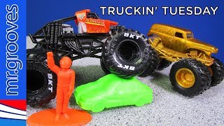 Truckin' Tuesday! Monster Jam El Toro Loco Spin Master Training Trucks chase