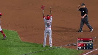 CIN@PIT: Iglesias retires Osuna to seal the Reds' win