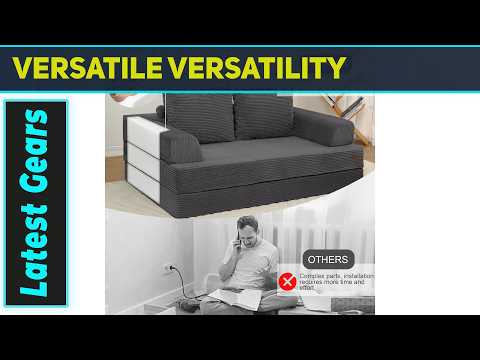 COMAX Convertible Sofa Bed – Best Folding Floor Couch Futon Sleeper