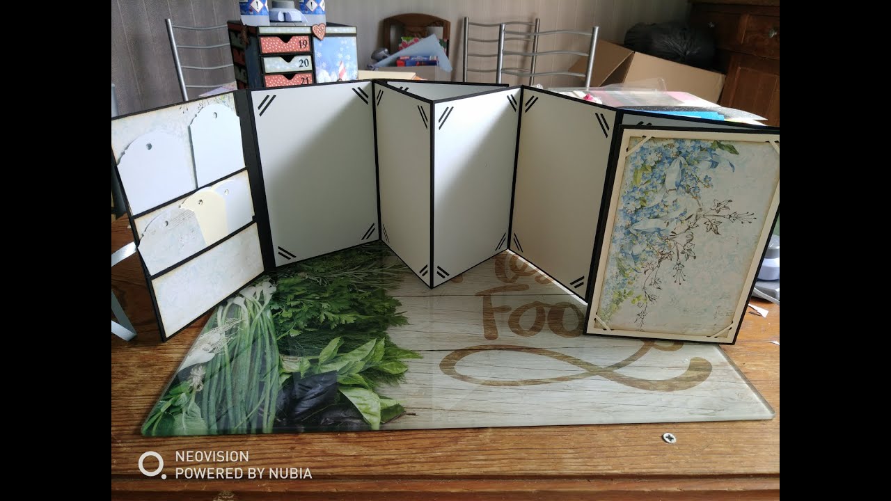 ##Tuto##  mini album pour photos 10x15 en 1 h top chrono   vidéo 2 sur 2