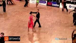 Jan Dvoracek - Malika Dzhumaeva, GOC Stuttgart 2014, WDSF Grand Slam latin, 3. round - paso doble