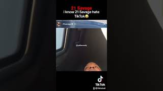 21 Savage kids hear his song on the radio  Lit  #lildubaii #21savage