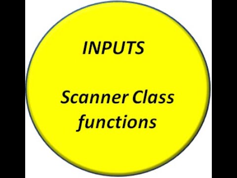9- JAVA PROGRAMMING- FUNCTIONS OF SCANNER CLASS - BY PEUSH ARORA