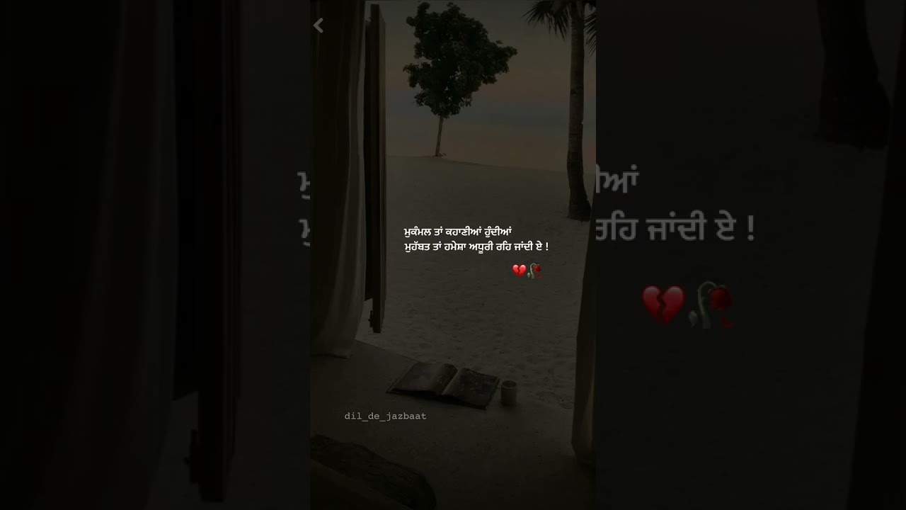 New heart touching punjabi shayri video/new punjabi shayari status/most popular punjabi shayari