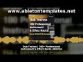 Dub Techno 100+ Professional Instrument Effect Racks Ableton Live Template