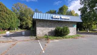 Abandoned Car Wash With Car Still Inside And Hospital Drainage