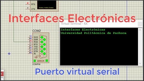 Puerto Virtual Serial en Proteus