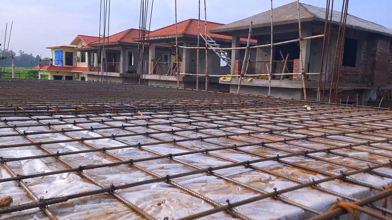 Roof casting slab dhalai construction building construction
