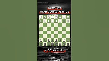 Crush the Queen’s Gambit with the Albin Counter-Gambit ♟️🔥#chess #chesstrap #queensgambit #albin