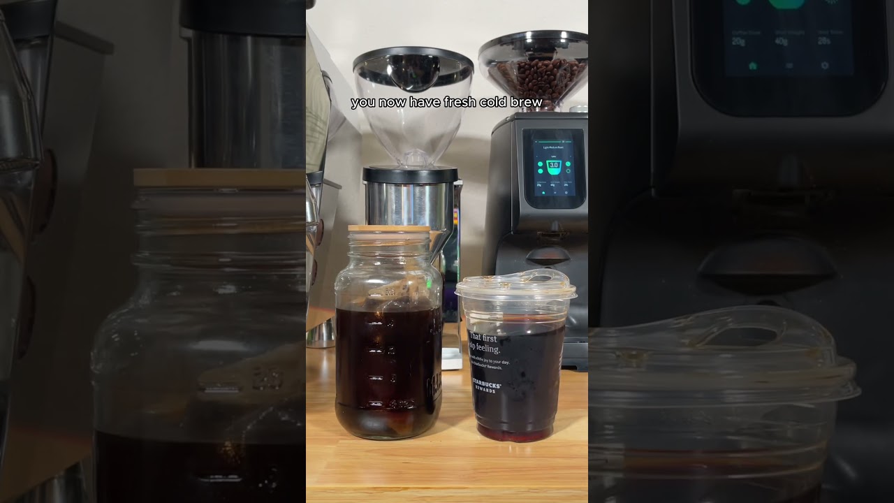 Coffee shop cold brew vs homemade cold brew? Which is better? 