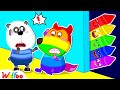 Wolfoo Doesn't Want to Be Rainbow Skin - Educational Video for Kids | Wolfoo Family Kids Cartoon