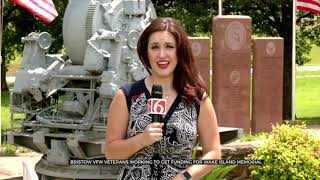 Bristow Wake Island Memorial In Need of Repairs