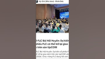 CEO FLC Bùi Hải Huyền: Dự kiến cổ phiếu FLC có thể trở lại giao dịch trên sàn UpCOM vào quý 1/2026.