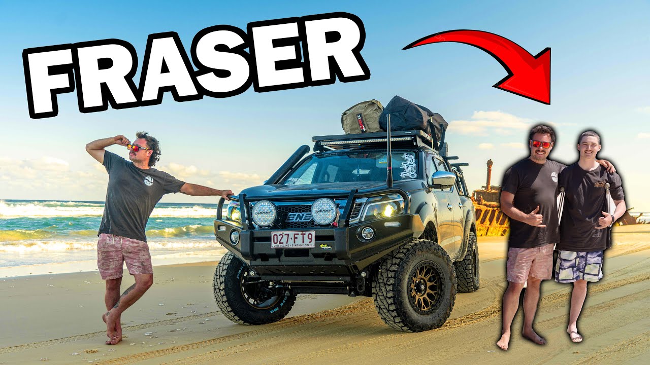 Bogged 3 TIMES on Fraser - NP300 First Trip