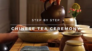 How to do Chinese Tea Ceremony step by step Teapot brewing method explained
