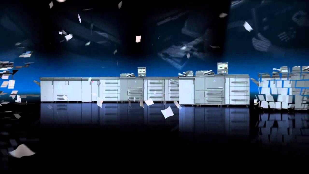 konica production printer