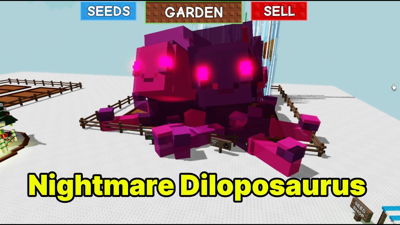 Создание огромного дилофозавра | Вырасти сад