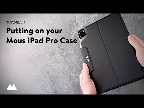 Putting on Your Mous iPad Pro Case