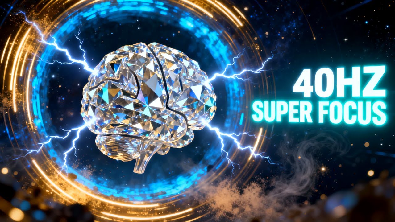 Study Better with 40Hz Gamma Binaural Beats | Brainwave Music for Focus and Learning
