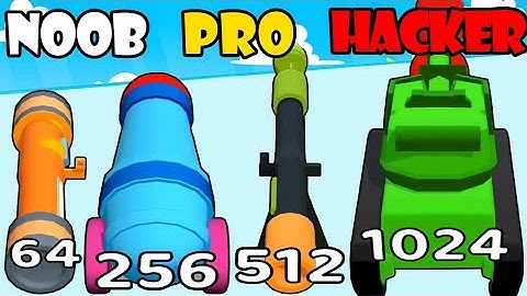 NOOB vs PRO vs HACKER - Merge Gun Run | Gameplay Walkthrough (Android,iOS)