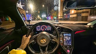 LATE NIGHT MCLAREN 720S DRIVE POV