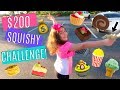 $200 SQUISHY CHALLENGE! SHOPPING FOR $200 WORTH OF SQUISHIES AT THE MALL!