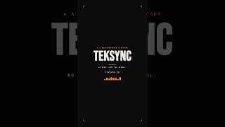 Why I built TekSync #tech #announcement