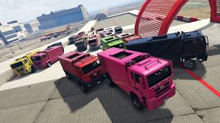 Chaotic Dune Racing With Extreme Catch-Up! - GTA FiveM Racing