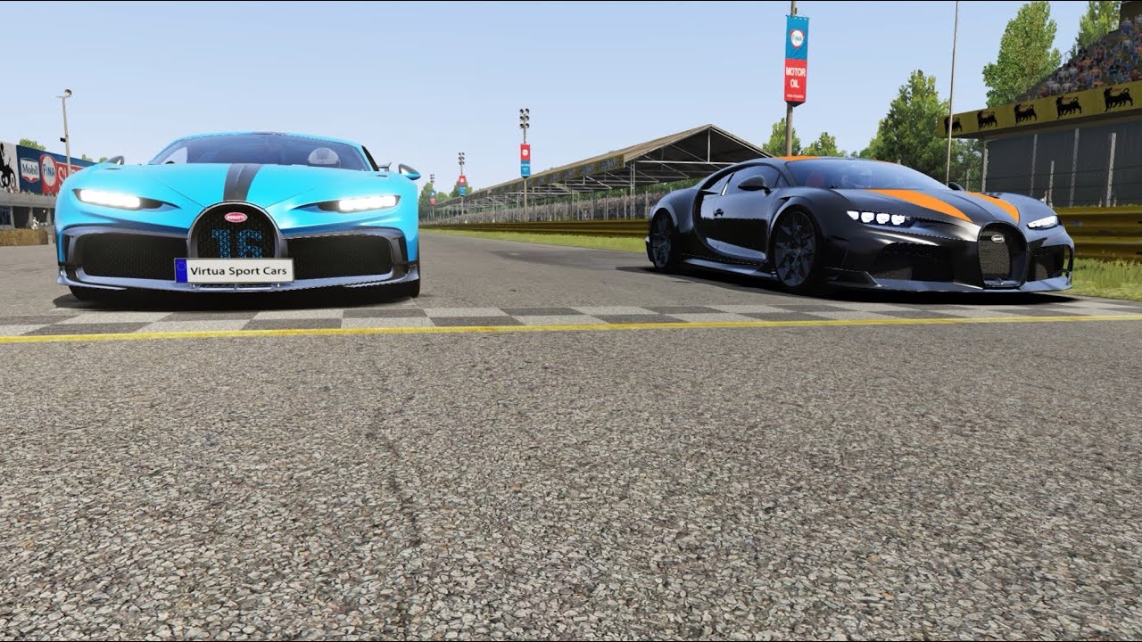 Bugatti Chiron Pur Sport vs Bugatti Chiron Super Sport 300+ at Monza