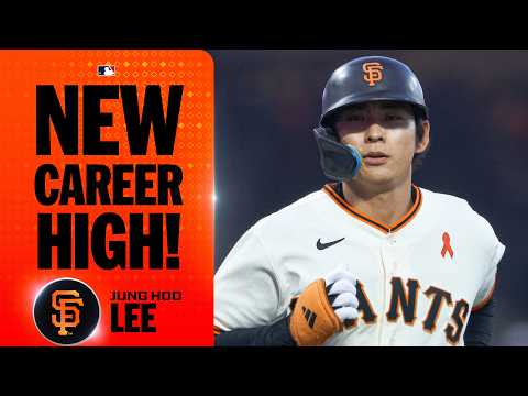 Jung Hoo Lee sets a new MLB career high with his 9th home run! 🤩 | MLB Highlights