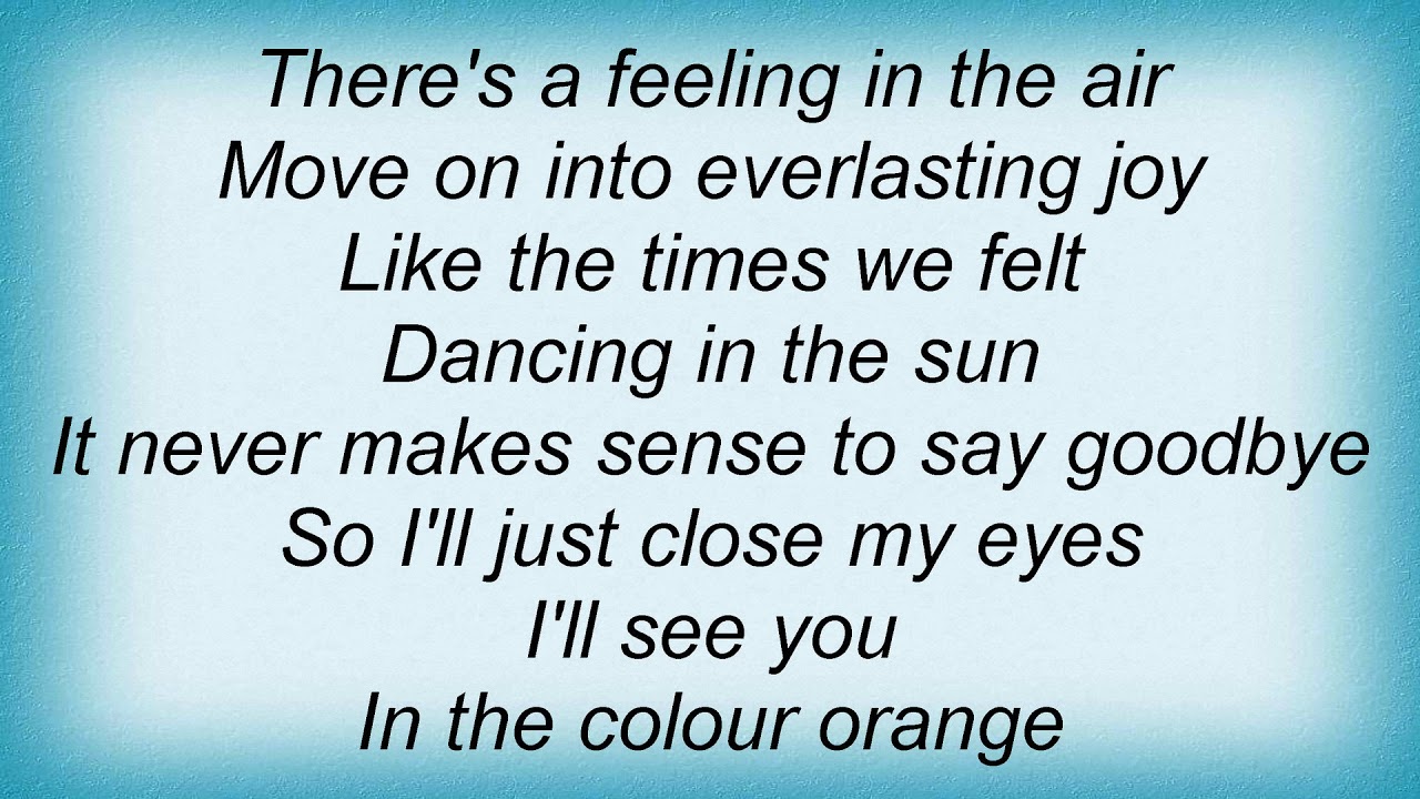 Παρακολούθηση Kirsty Hawkshaw - Orange Lyrics στο YouTube Παρακολούθηση Kirsty Hawkshaw - Orange Lyrics στο YouTube