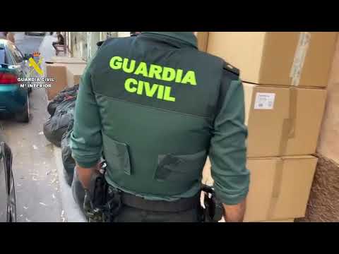 La Guardia Civil desmantela una fábrica de tabaco de contrabando en Puente Genil