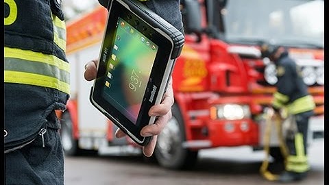 Handheld ALGIZ RT7 ultra rugged Android tablet for field work