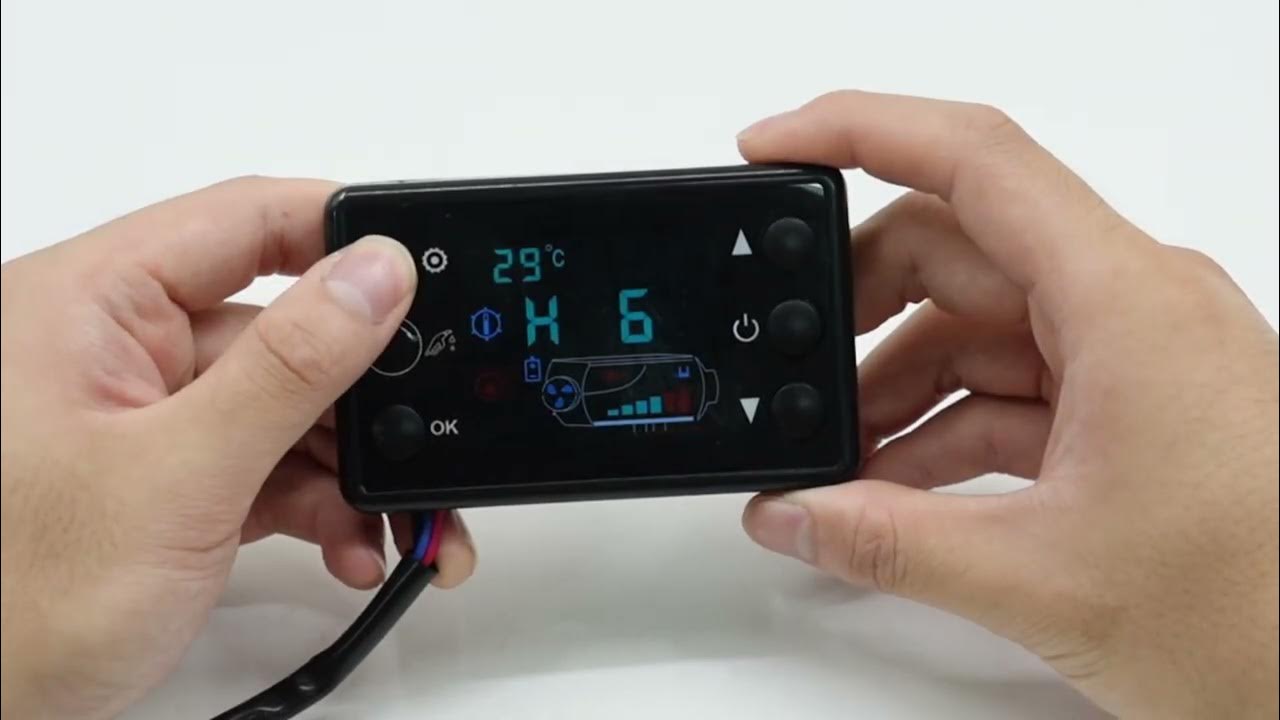 🔥Likaci Diesel Heater 6key control switch operation🔥 YouTube