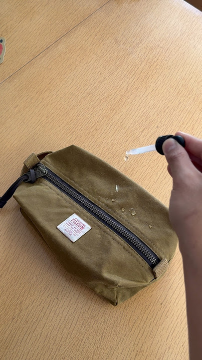 Filson Tin Cloth Dopp Kit #fashion #filson #americanmade